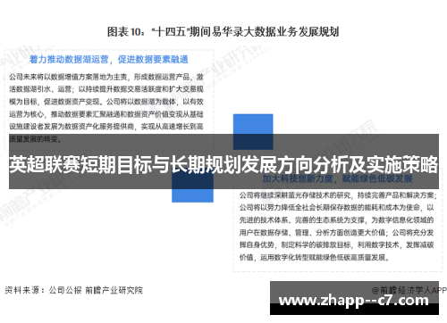 英超联赛短期目标与长期规划发展方向分析及实施策略
